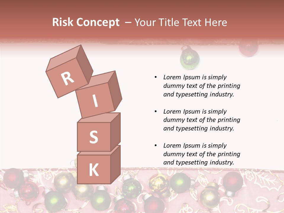 Color Red Background PowerPoint Template