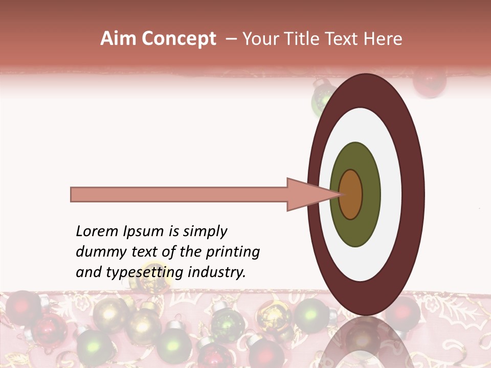 Color Red Background PowerPoint Template