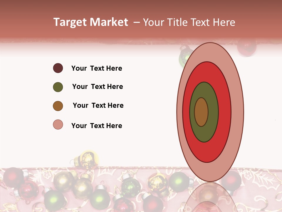 Color Red Background PowerPoint Template