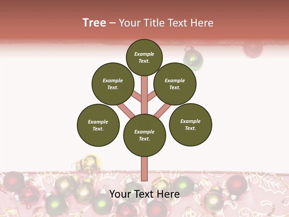 Color Red Background PowerPoint Template