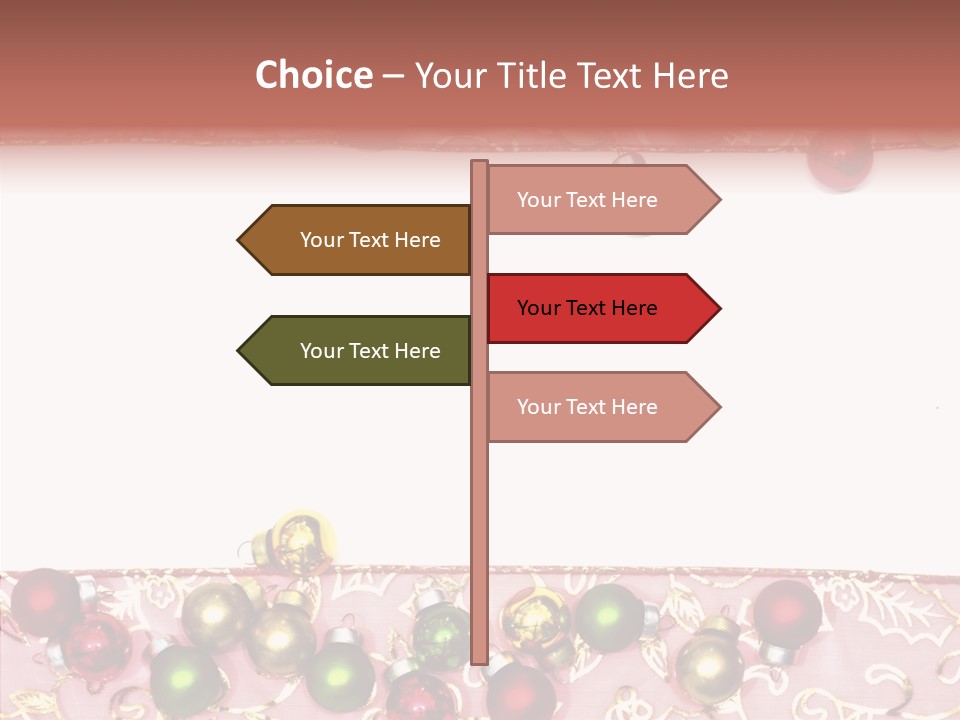 Color Red Background PowerPoint Template