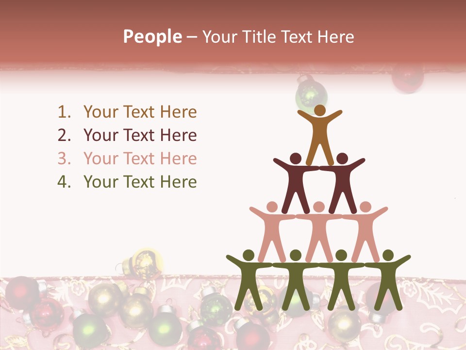 Color Red Background PowerPoint Template