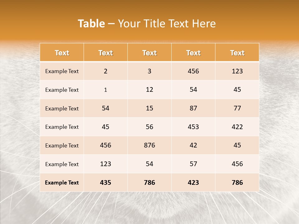 Household Charming Beautiful PowerPoint Template