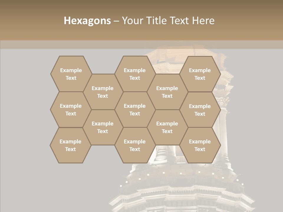 Christmas Monastery Landmark PowerPoint Template