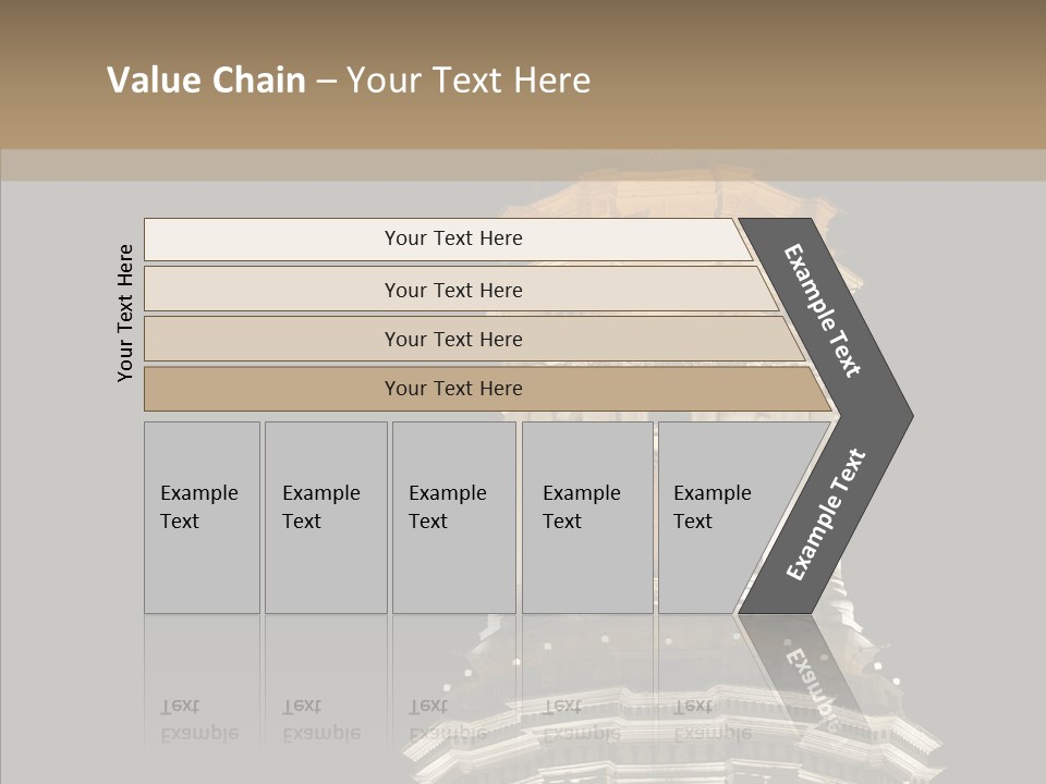 Christmas Monastery Landmark PowerPoint Template