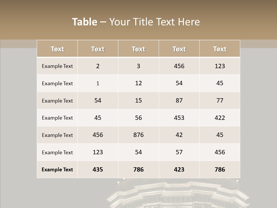 Christmas Monastery Landmark PowerPoint Template