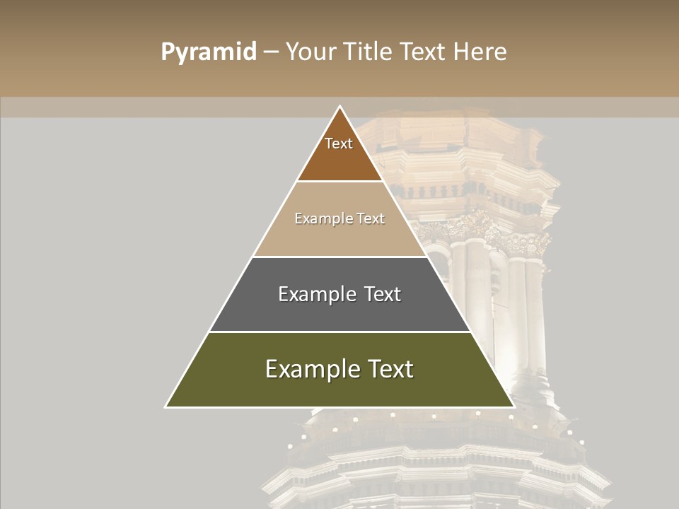 Christmas Monastery Landmark PowerPoint Template