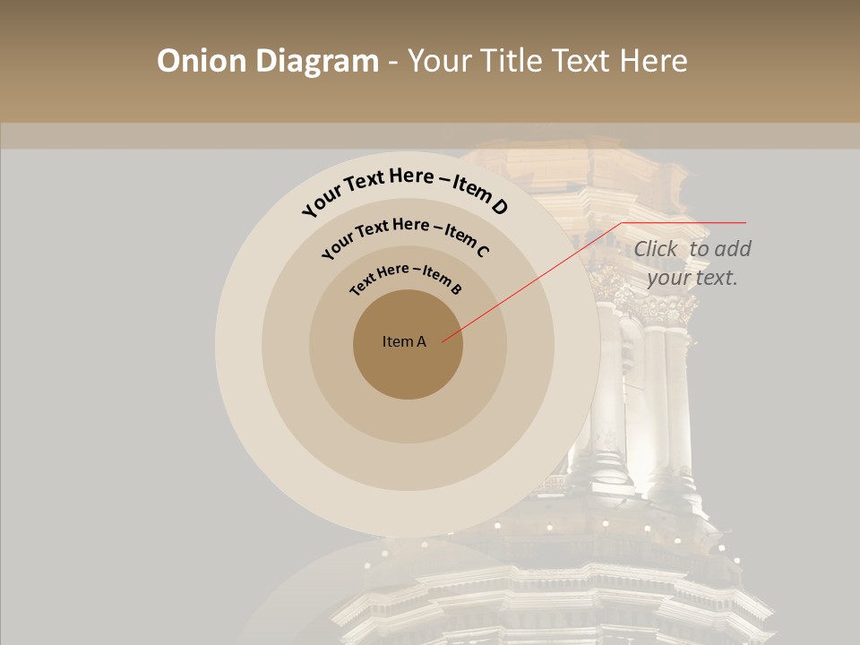 Christmas Monastery Landmark PowerPoint Template