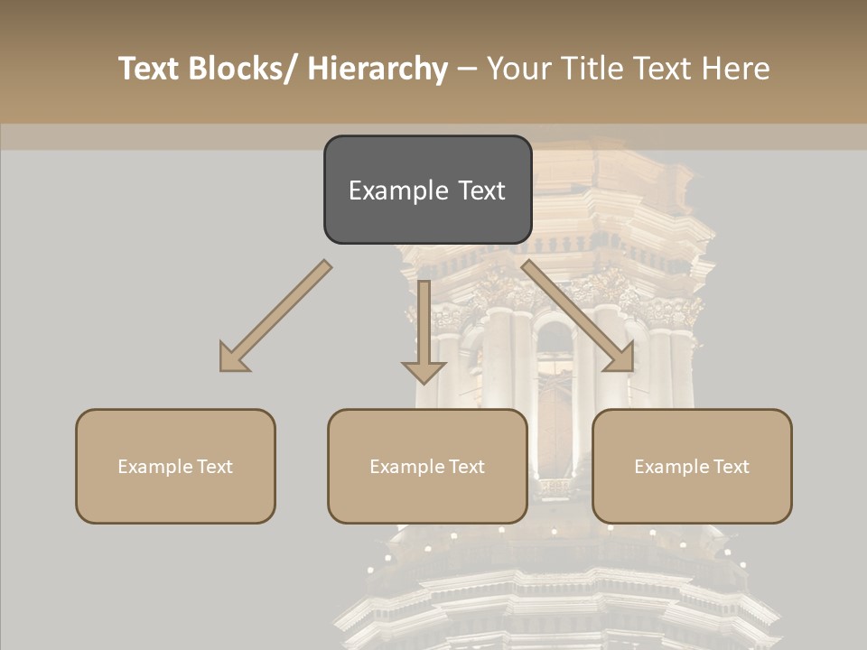 Christmas Monastery Landmark PowerPoint Template