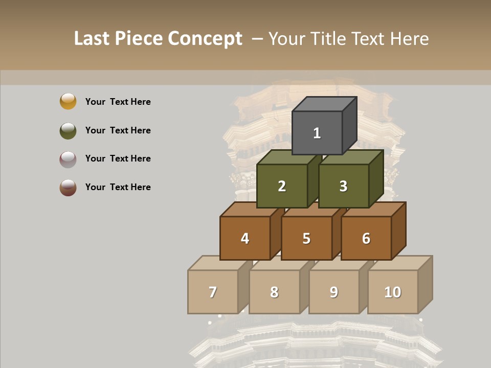 Christmas Monastery Landmark PowerPoint Template