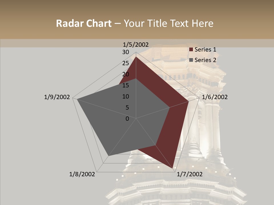 Christmas Monastery Landmark PowerPoint Template