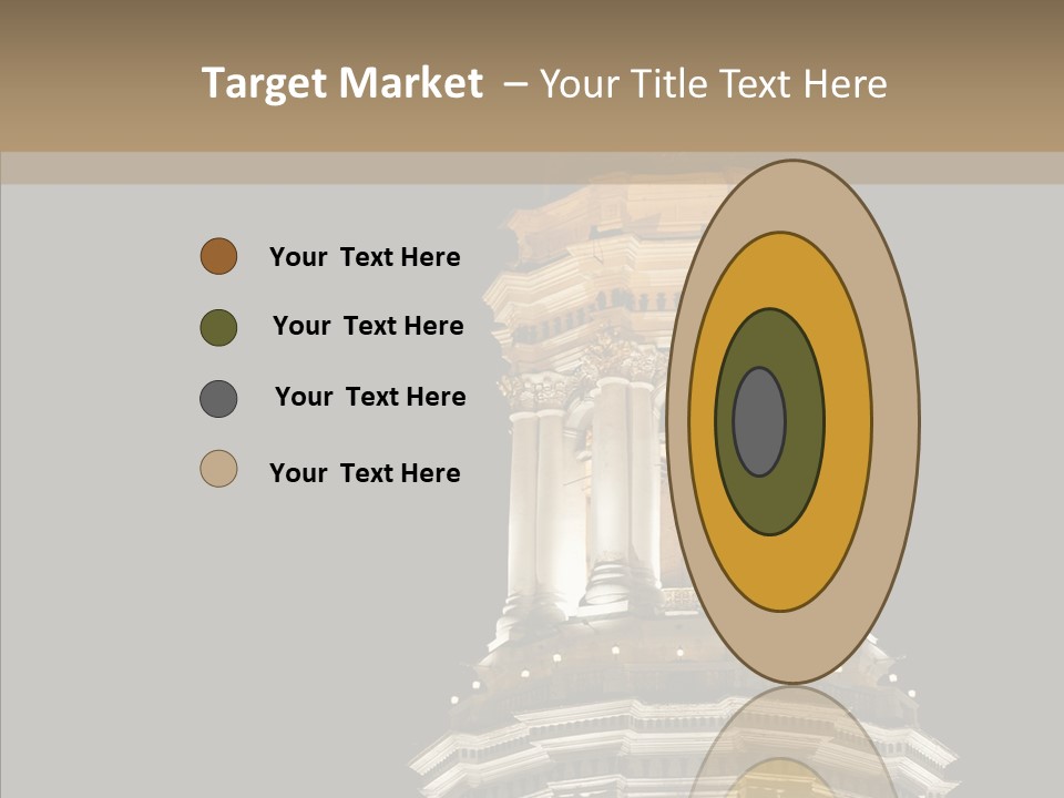 Christmas Monastery Landmark PowerPoint Template