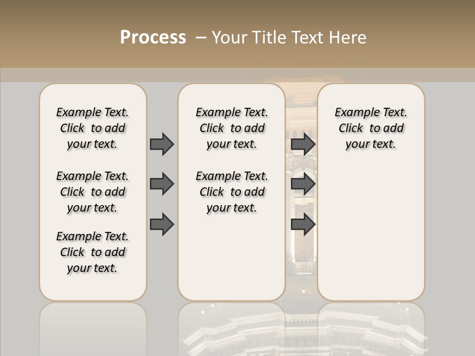 Christmas Monastery Landmark PowerPoint Template