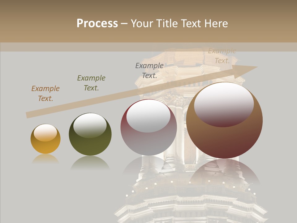 Christmas Monastery Landmark PowerPoint Template