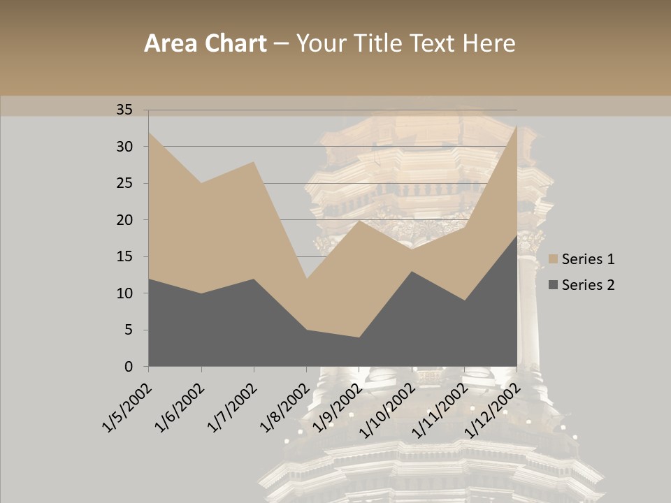 Christmas Monastery Landmark PowerPoint Template