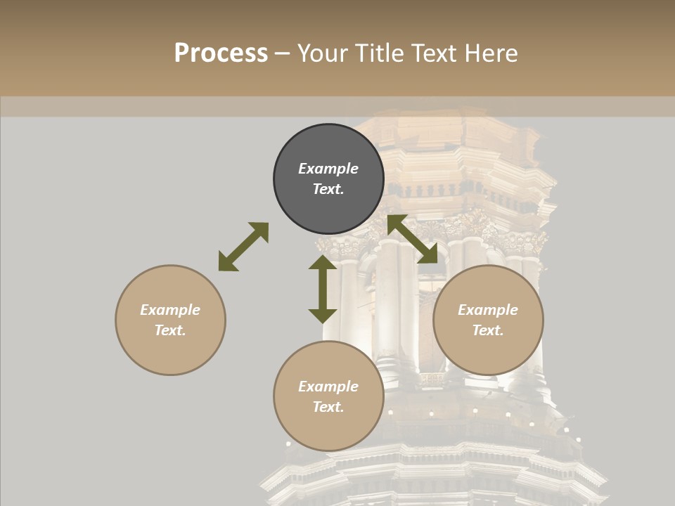 Christmas Monastery Landmark PowerPoint Template