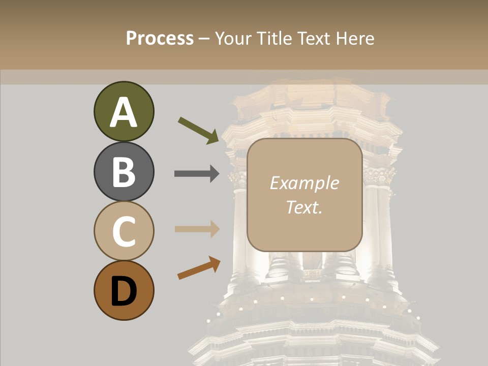 Christmas Monastery Landmark PowerPoint Template