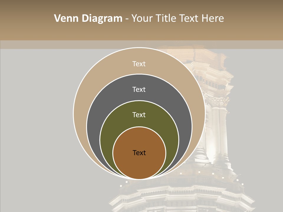 Christmas Monastery Landmark PowerPoint Template