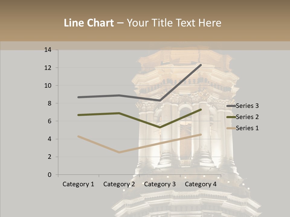 Christmas Monastery Landmark PowerPoint Template