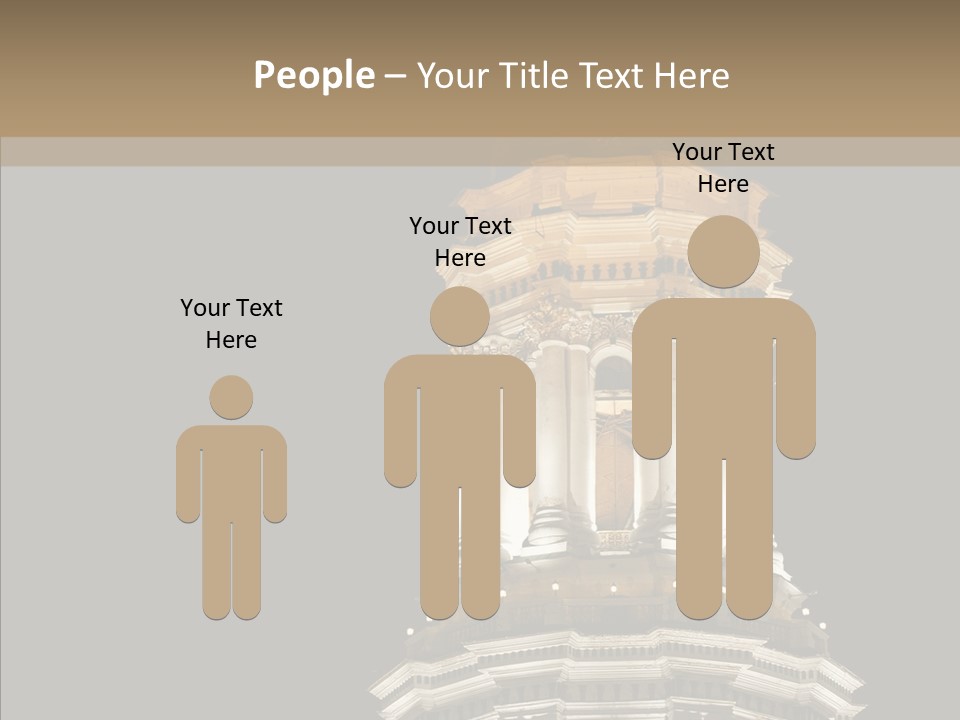 Christmas Monastery Landmark PowerPoint Template