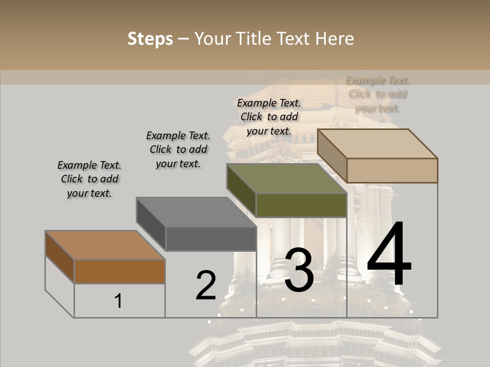 Christmas Monastery Landmark PowerPoint Template