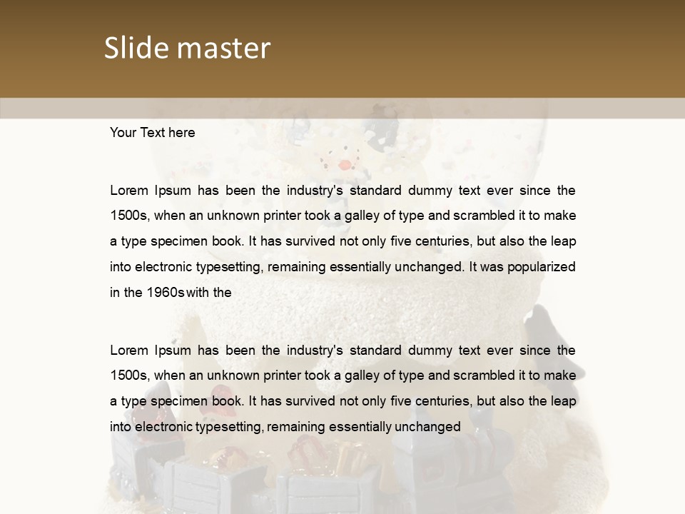 Decorative Christal Globe PowerPoint Template