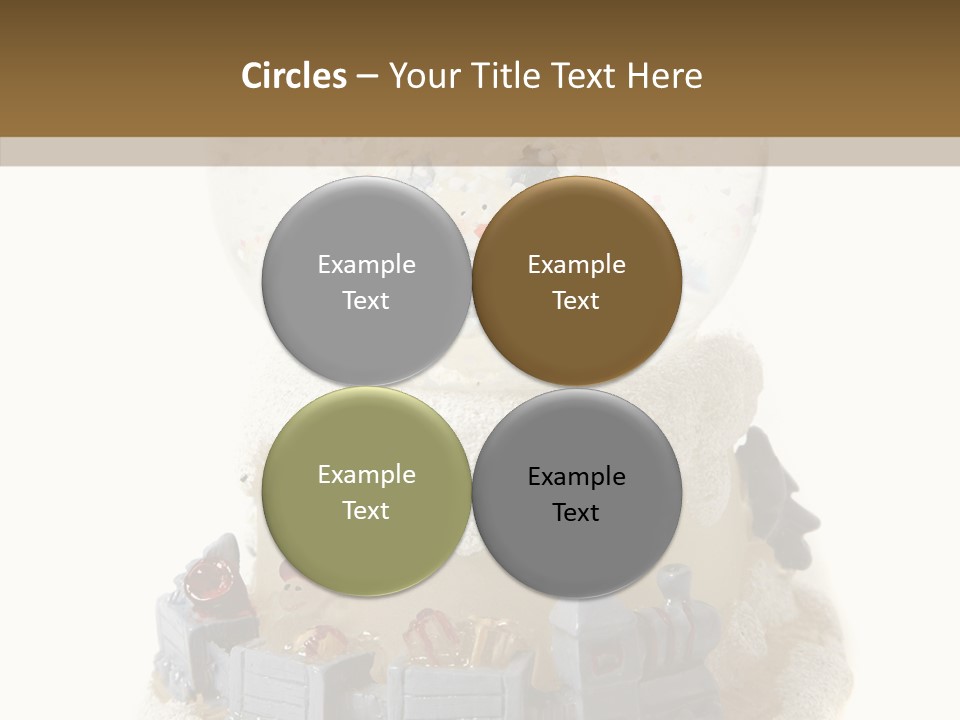 Decorative Christal Globe PowerPoint Template