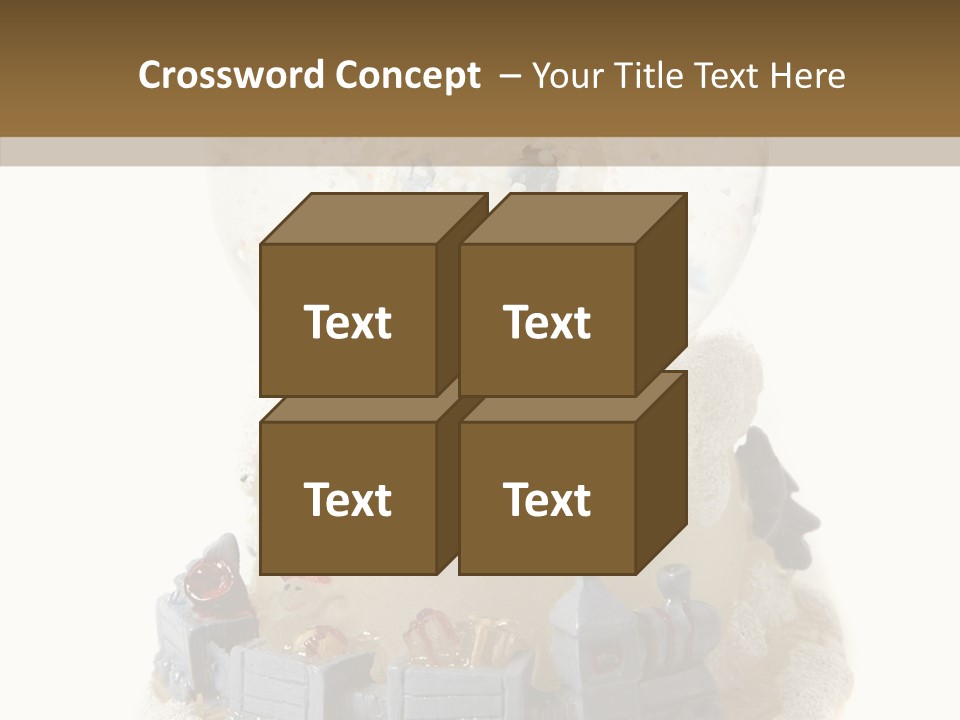 Decorative Christal Globe PowerPoint Template
