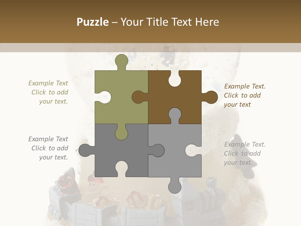 Decorative Christal Globe PowerPoint Template