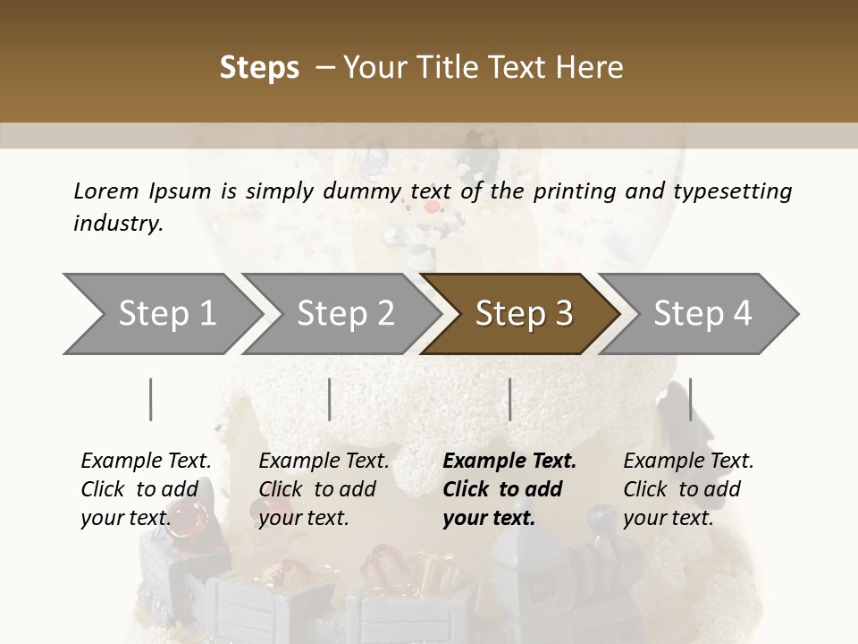 Decorative Christal Globe PowerPoint Template