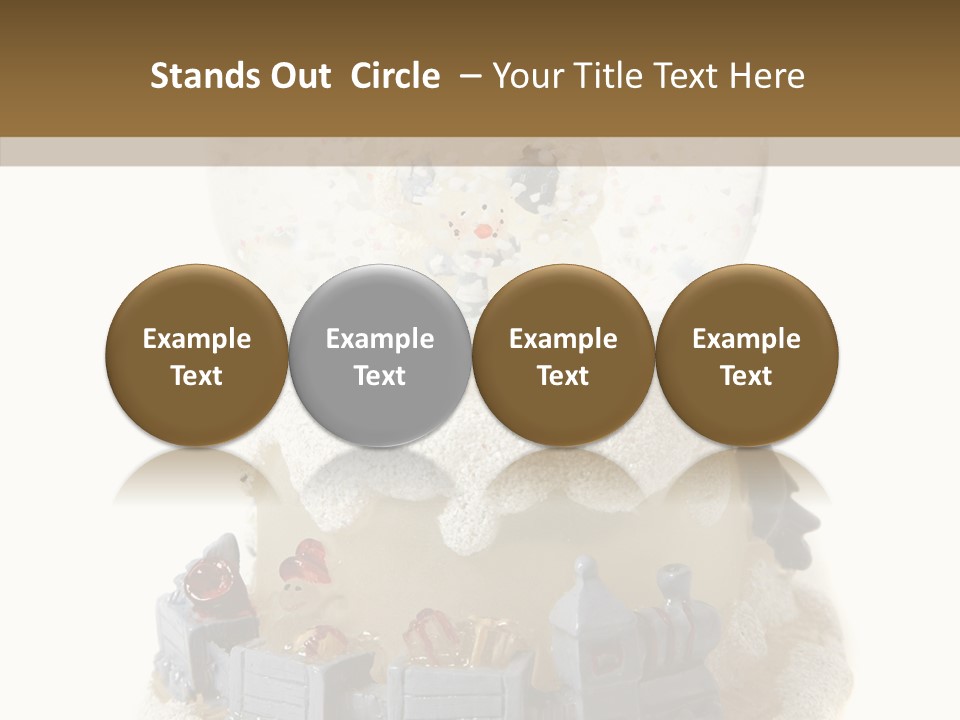 Decorative Christal Globe PowerPoint Template