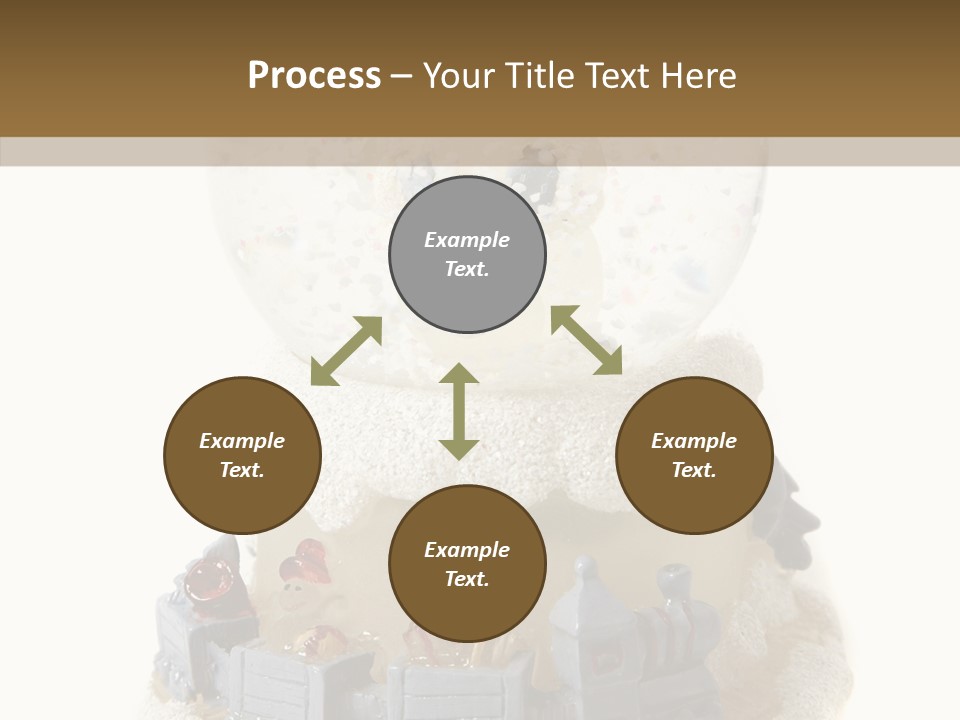 Decorative Christal Globe PowerPoint Template