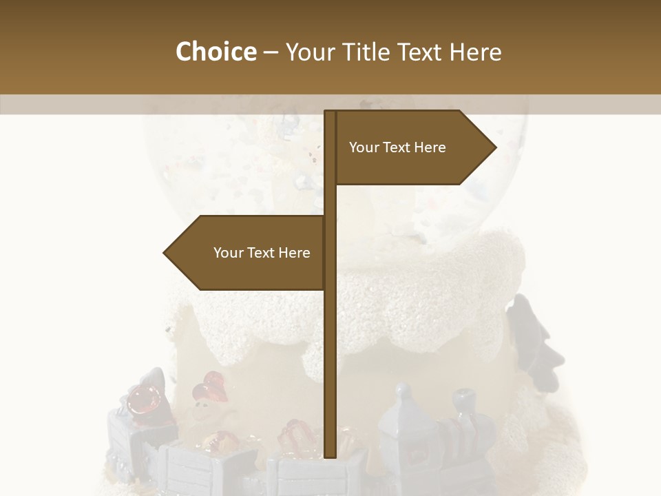 Decorative Christal Globe PowerPoint Template