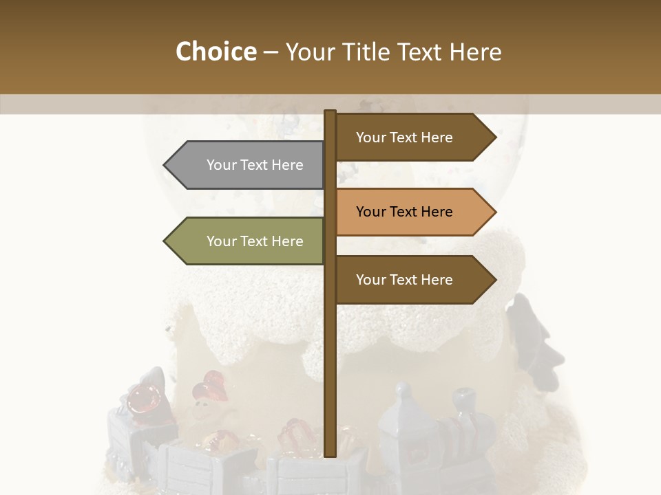 Decorative Christal Globe PowerPoint Template