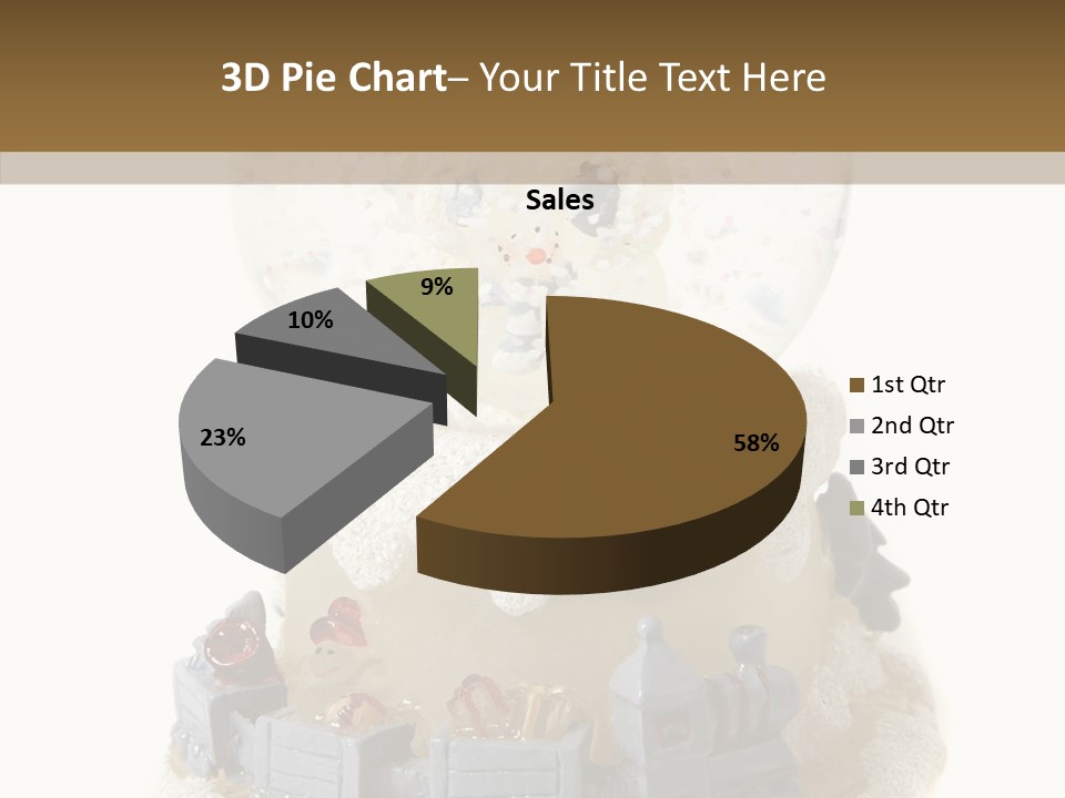 Decorative Christal Globe PowerPoint Template