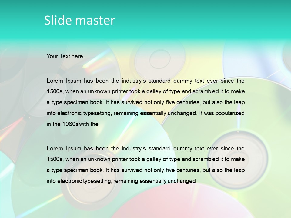 Office Business Shimmer PowerPoint Template