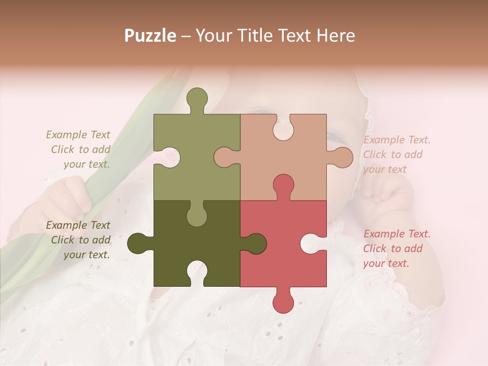 Flower Happy Cheerful PowerPoint Template