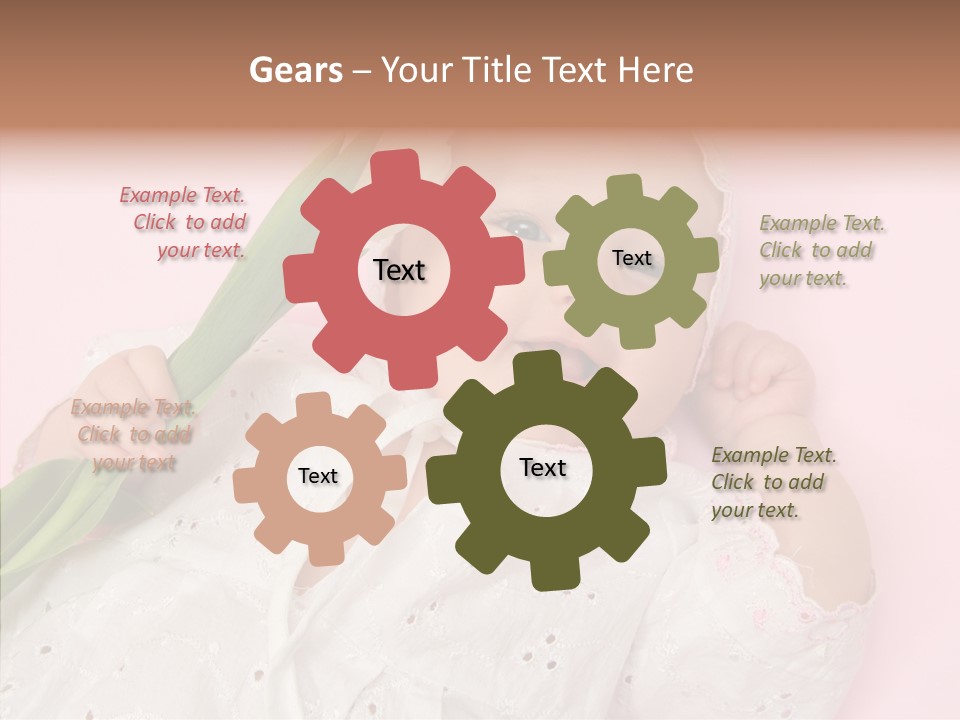 Flower Happy Cheerful PowerPoint Template