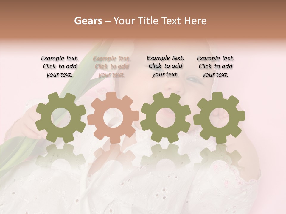 Flower Happy Cheerful PowerPoint Template