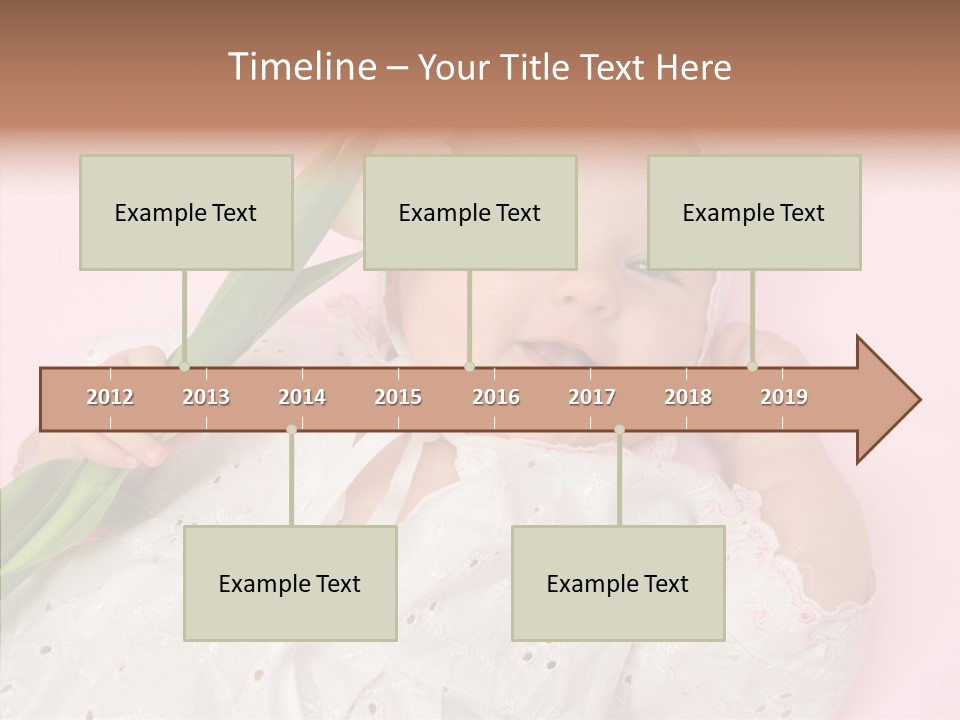 Flower Happy Cheerful PowerPoint Template