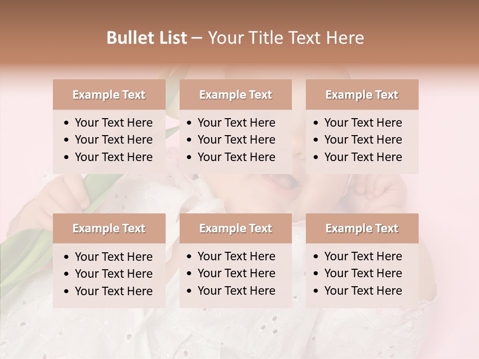 Flower Happy Cheerful PowerPoint Template