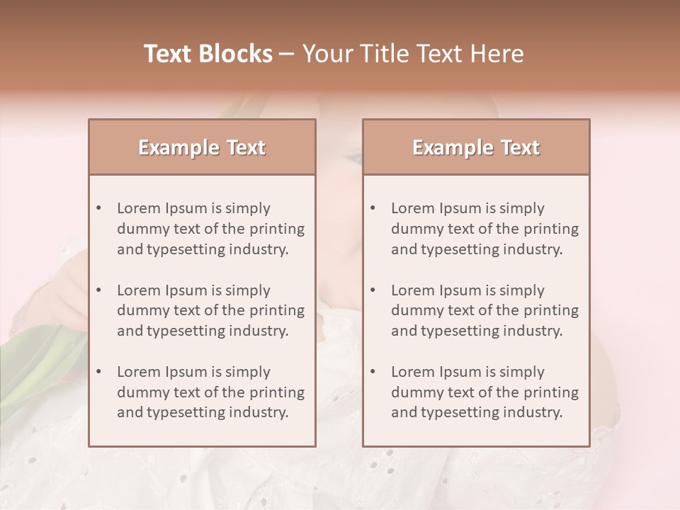 Flower Happy Cheerful PowerPoint Template