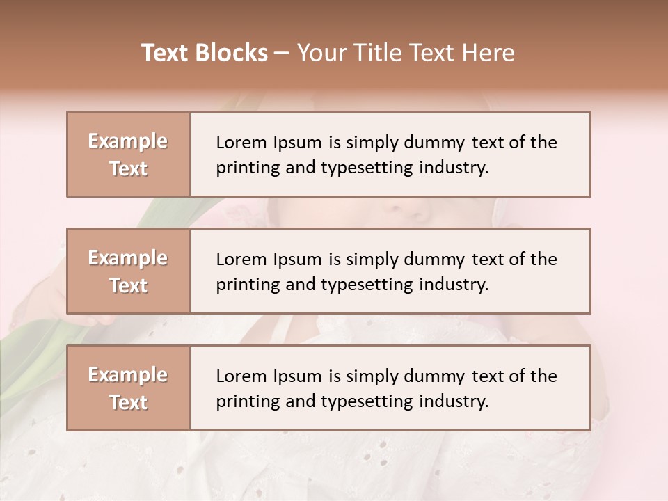 Flower Happy Cheerful PowerPoint Template