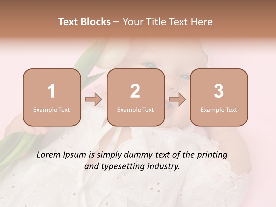 Flower Happy Cheerful PowerPoint Template