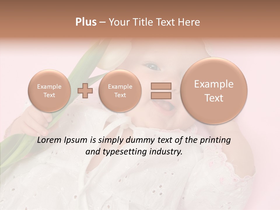 Flower Happy Cheerful PowerPoint Template