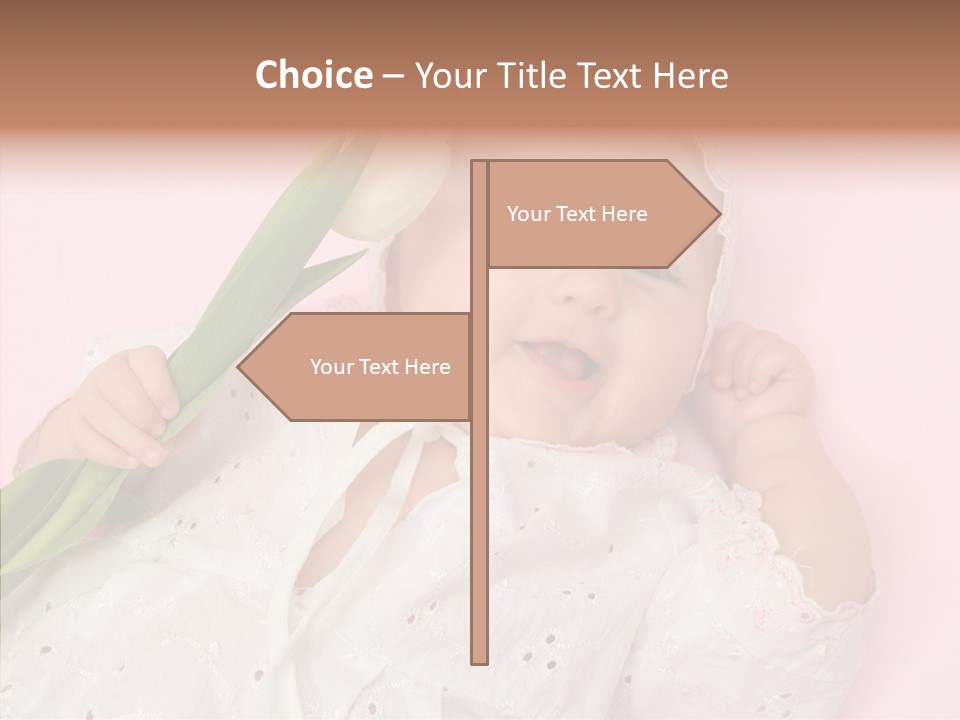 Flower Happy Cheerful PowerPoint Template