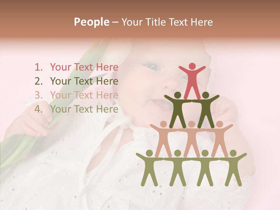 Flower Happy Cheerful PowerPoint Template