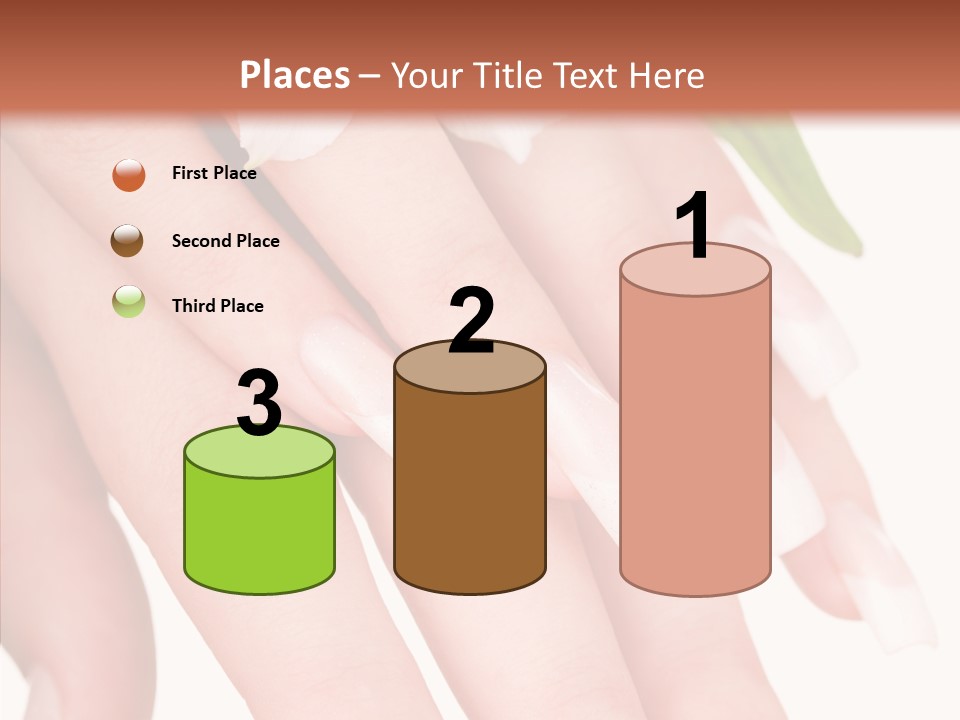 Fresh Close Up Manicure PowerPoint Template