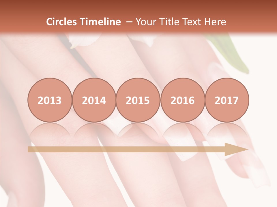 Fresh Close Up Manicure PowerPoint Template