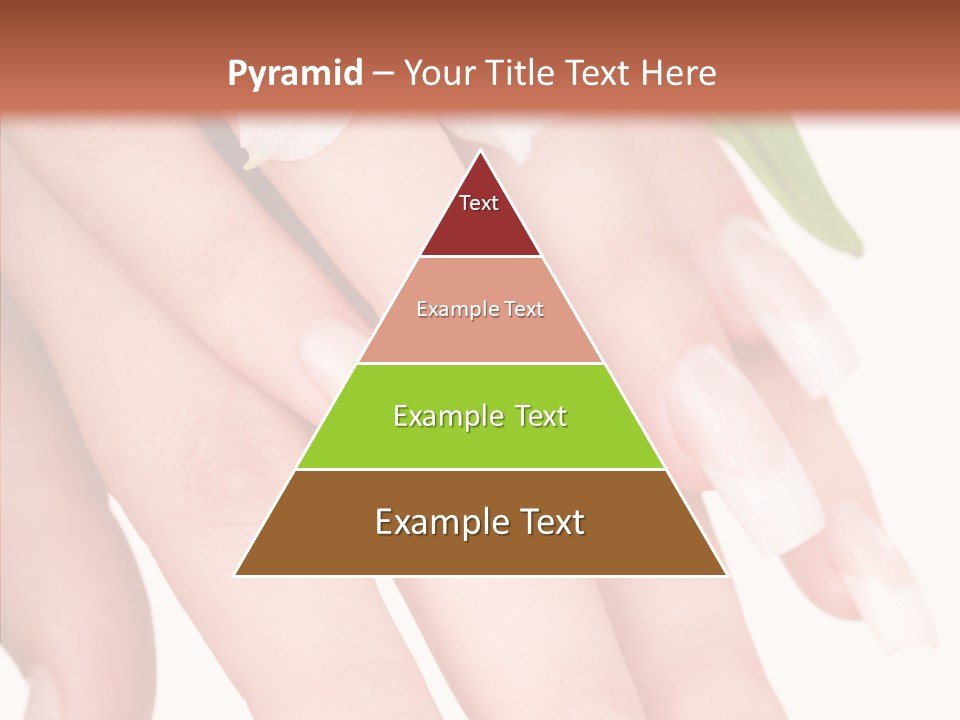 Fresh Close Up Manicure PowerPoint Template